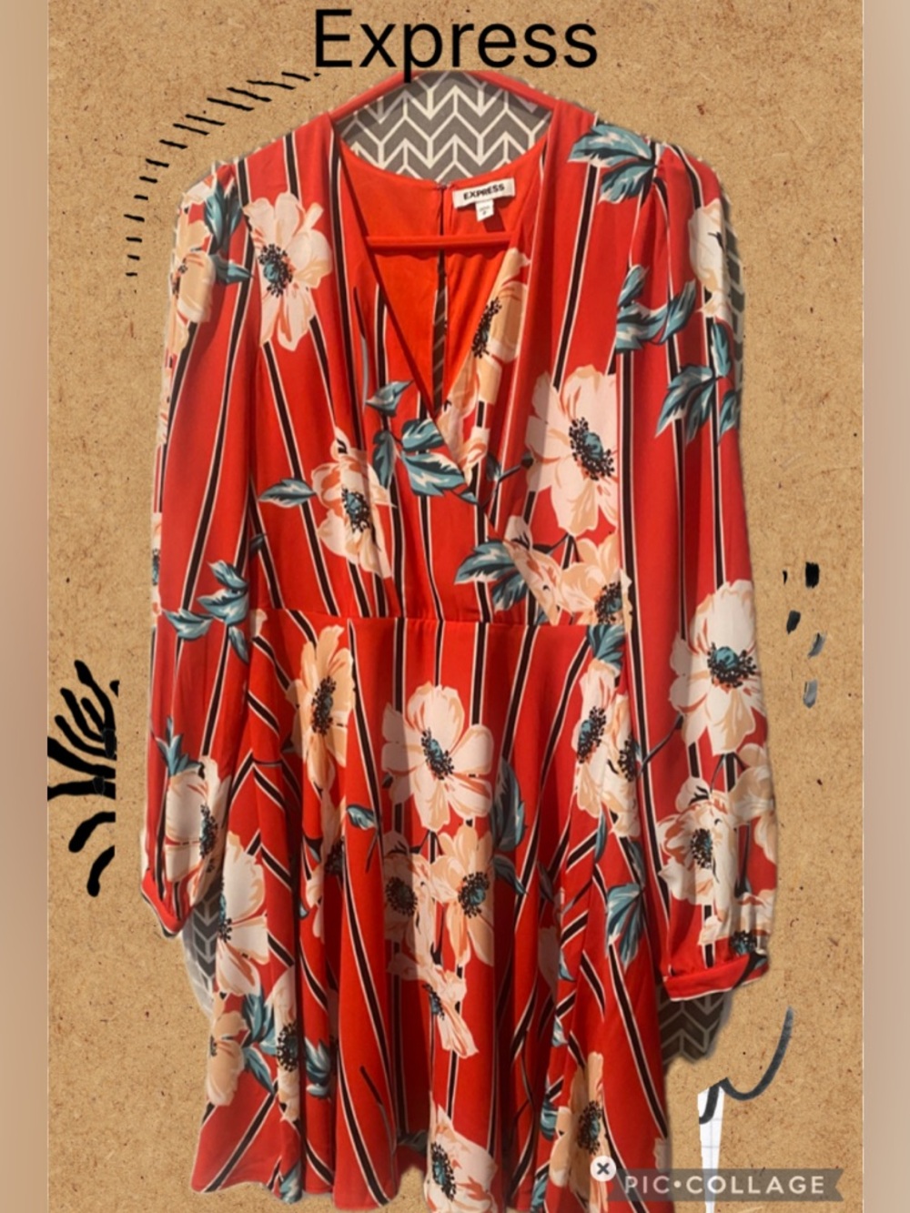 Express Floral Dress - Lined Size S Excel. Cond. Offers??